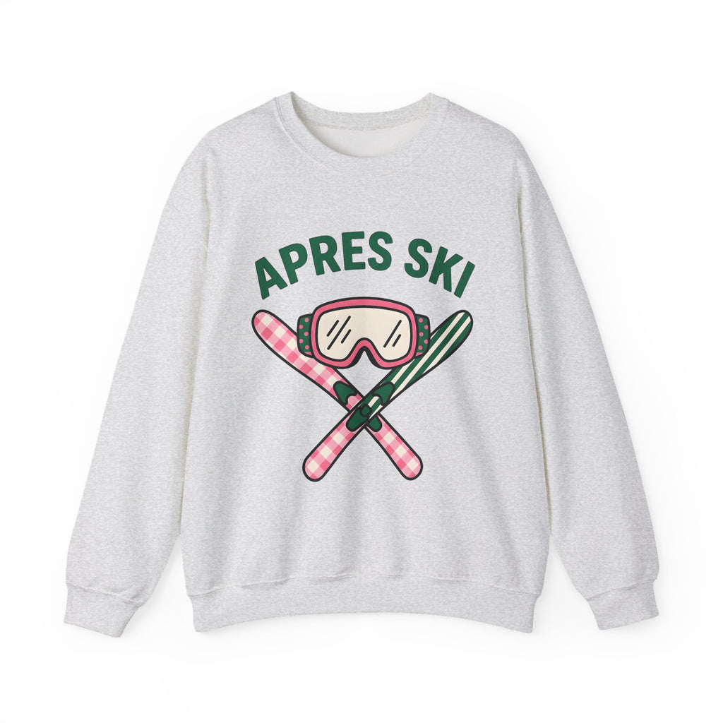 Ski Goggles Sweatshirt Skiing Winter Gift Women Cartoon Sweatshirt Snow Goggles Sweatshirt Snowboarder Enthusiast Comic Sweatshirt Frost Graphic Retro Crossed