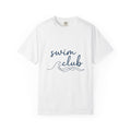 Sea Illustration T-Shirt Swimming Workout Gift Women Basic T-Shirt Ocean T-Shirt Swimmer Enthusiast Simple T-Shirt Fitness Graphic Hand Drawn