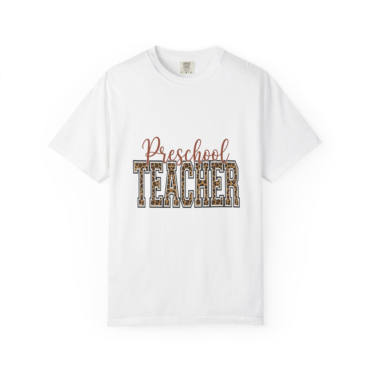 Cheetah Print Teacher T-Shirt Teacher Wildlife Gift Women Vibrant T-Shirt Educator T-Shirt Teacher Enthusiast Colorful T-Shirt Animal Graphic
