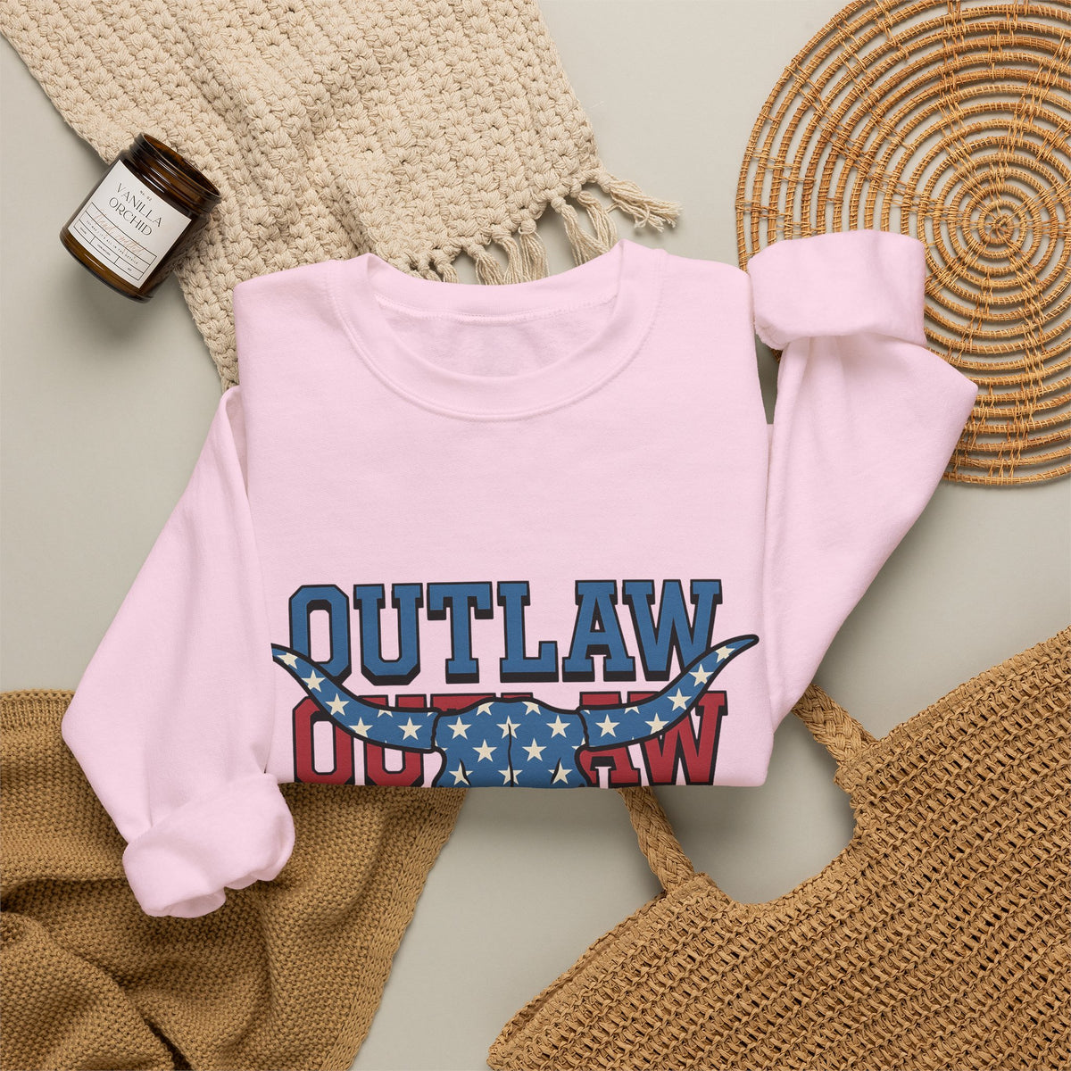 Steer Skull Sweatshirt America Ranch Gift Women Freedom Sweatshirt Cow Skull Sweatshirt American Enthusiast Western Graphic Heritage Star Patterns Sweatshirt