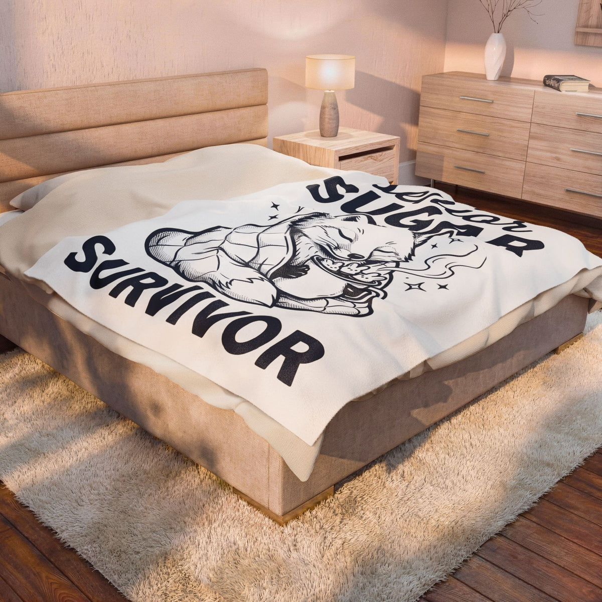 Fox Blanket Blanket Easter Animal Gift Women Hand Drawn Blanket Blanket Blanket Easter Fan Coffee Blanket Blanket Creature Graphic Vintage Marshmallow Bunny