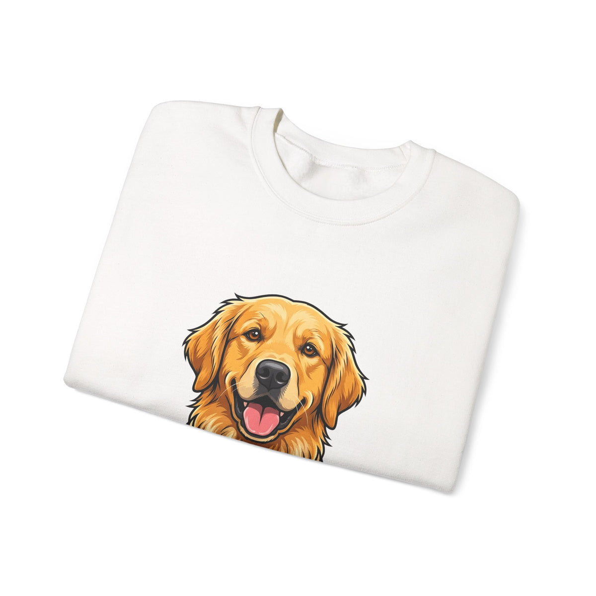 Golden Retriever Dog Pet Gift Cartoon Retriever Dog Fan Puppy Doggy Bold Fur Sweatshirt