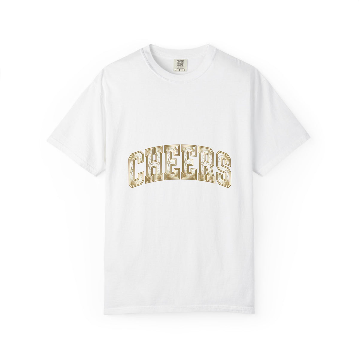 Festive Lettering Holiday Gathering Gift Cheerful Typography Christmas Fan Hand Lettering Party T-Shirt