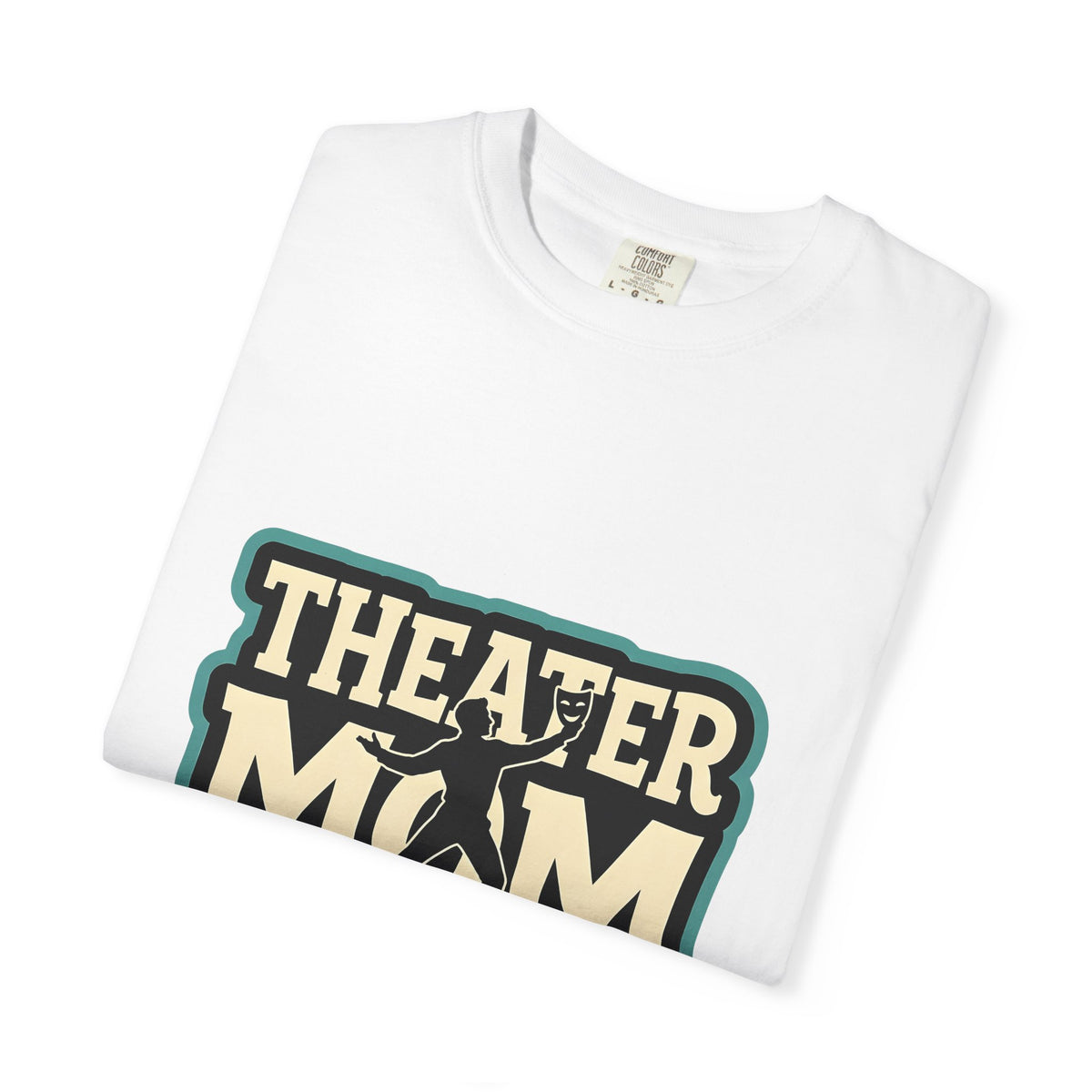 Play Actor T-Shirt Moms Show Gift Women Line Art T-Shirt Thespian T-Shirt Mother Fan Minimalist T-Shirt Drama Graphic Old School Theater Mask