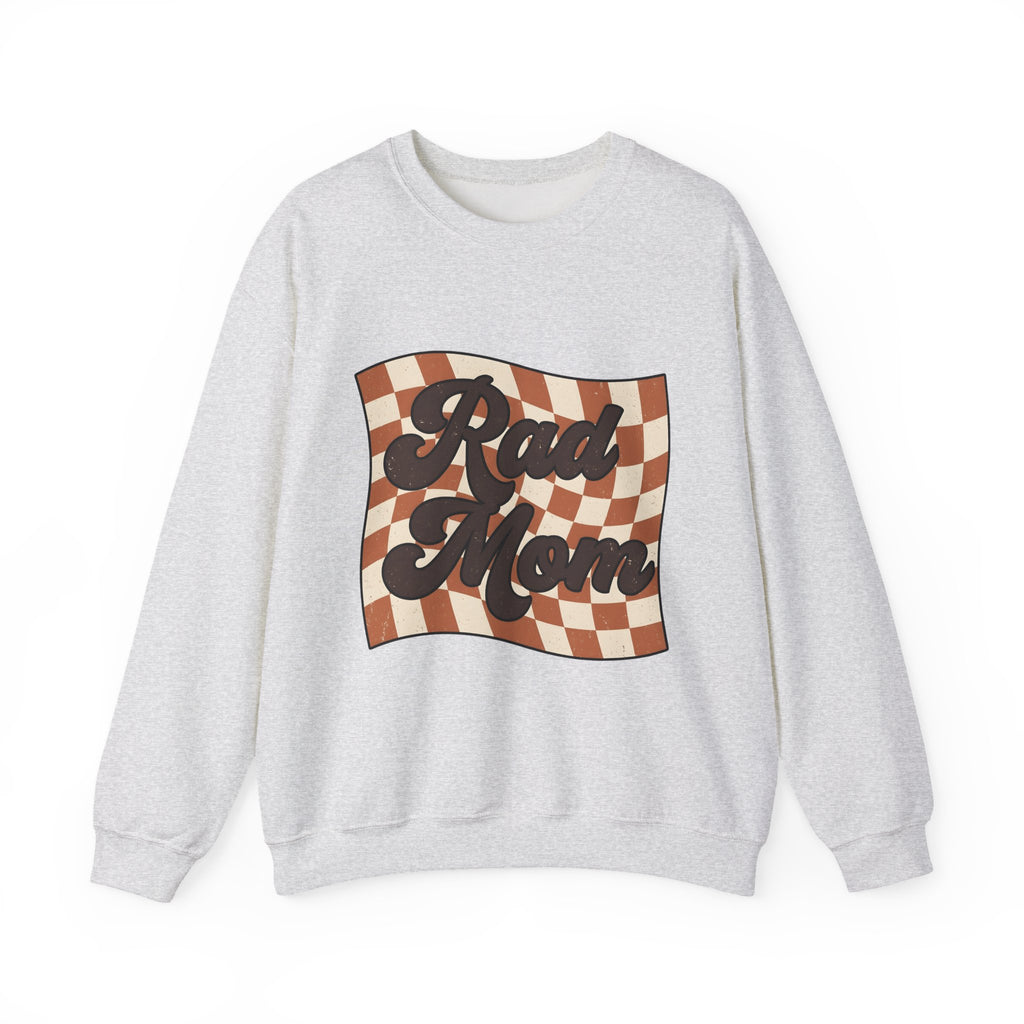 Checkered Flag Sweatshirt Moms Family Gift Women Retro Sweatshirt Racing Flag Sweatshirt Motherhood Fan Vintage Sweatshirt Sweatshirt Clan Graphic Vintage Wavy