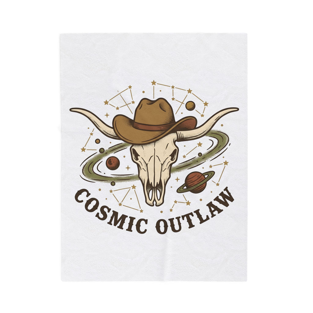 Longhorn Skull Hat Blanket Cowgirl Western Gift Women Vintage Blanket Skullcap Blanket Rodeo Fan Retro Blanket Design Retro Planets Blanket