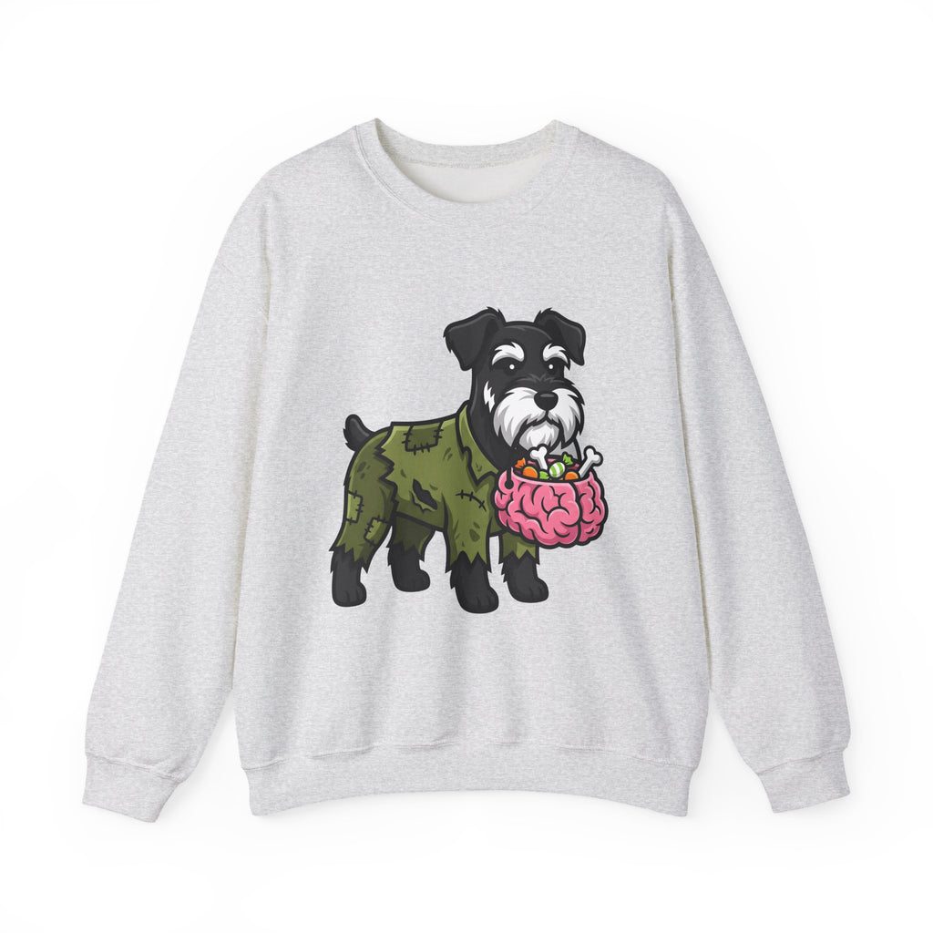 Schnauzer Pet Sweatshirt Halloween Animal Gift Women Animated Sweatshirt Dog Sweatshirt Horror Fan Cartoon Sweatshirt Creature Graphic Classic Candy Container