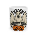 Phantom Goat Halloween Creature Gift Classic Specter Horror Fan Cryptid Monster Outline Carved Mug