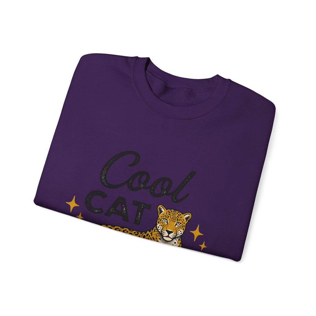 Spotted Cat Sweatshirt Cat Fauna Gift Women Antique Sweatshirt Tabby Cat Sweatshirt Cat Fan Feline Sweatshirt Wildlife Graphic Throwback Twinkles Sweatshirt