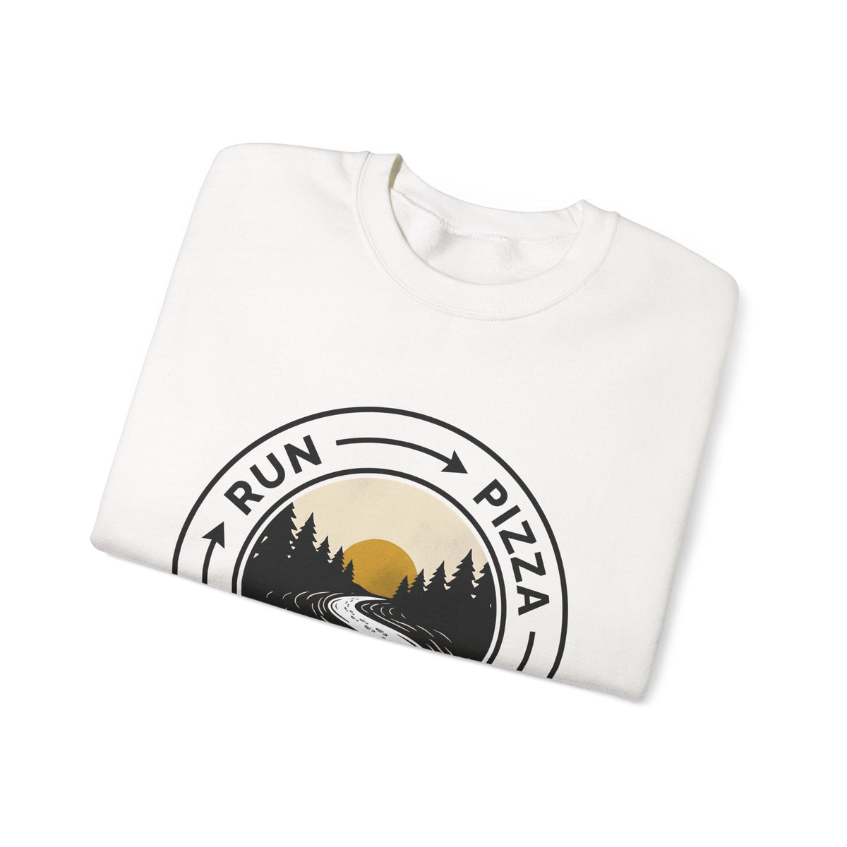 Hiking Trail Sports Jogging Gift Sketch Trail Athlete Enthusiast Drawing Runner Cartoon Sweatshirt