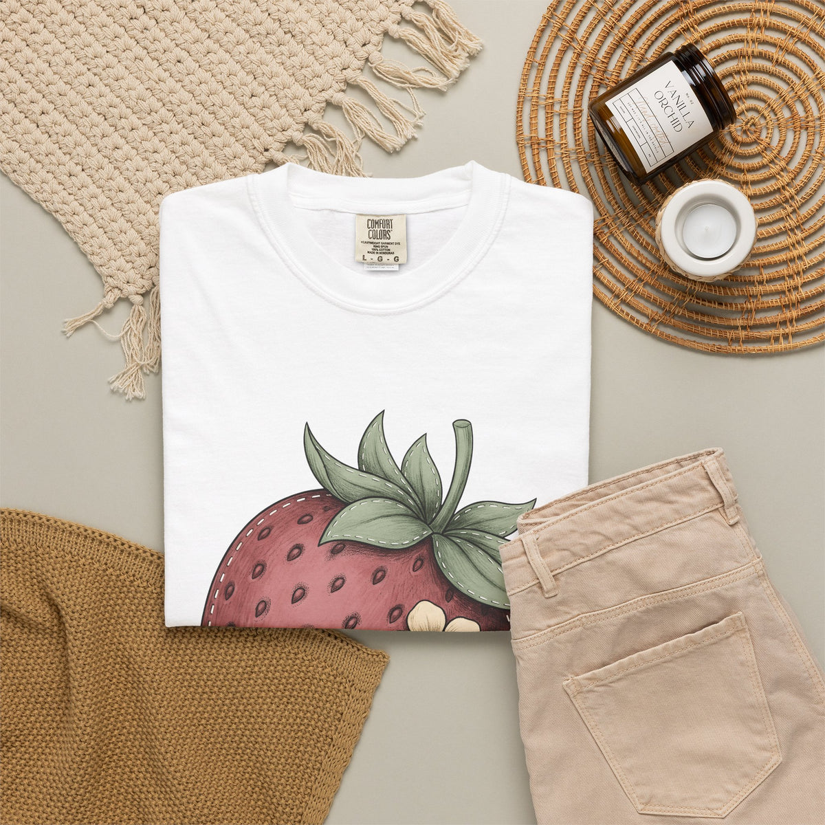 Strawberry Design T-Shirt Moms Harvest Gift Women Garden T-Shirt Fruit T-Sh