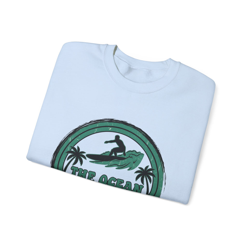 Surfing Surfing Seaside Gift Hand Drawn Surf Surfer Fan Surfing Coastal Sweatshirt