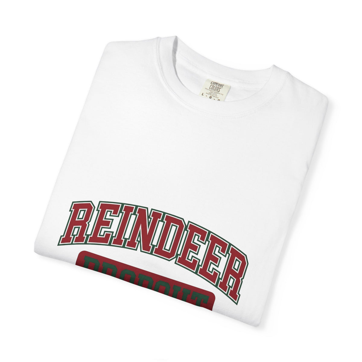 College Varsity Lettering Christmas Festival Gift Heavy Letterman Xmas Fan Bold Celebration T-Shirt