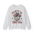 Disco Hat Cowboy Sweatshirt 4th Of July Flag Gift Women Distressed Sweatshirt Western Cowboy Sweatshirt Independence Day Fan Vintage Sweatshirt Patriotic