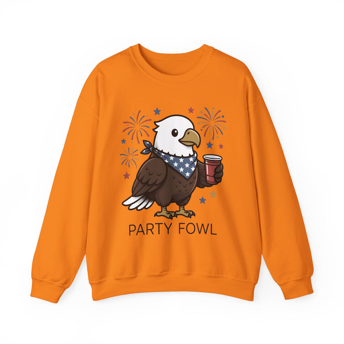 Bald Eagle Sweatshirt 4th Of July Usa Gift Women Comic Sweatshirt Eagle Sweatshirt Independence Day Fan Cartoon Sweatshirt American Graphic Vintage Fireworks