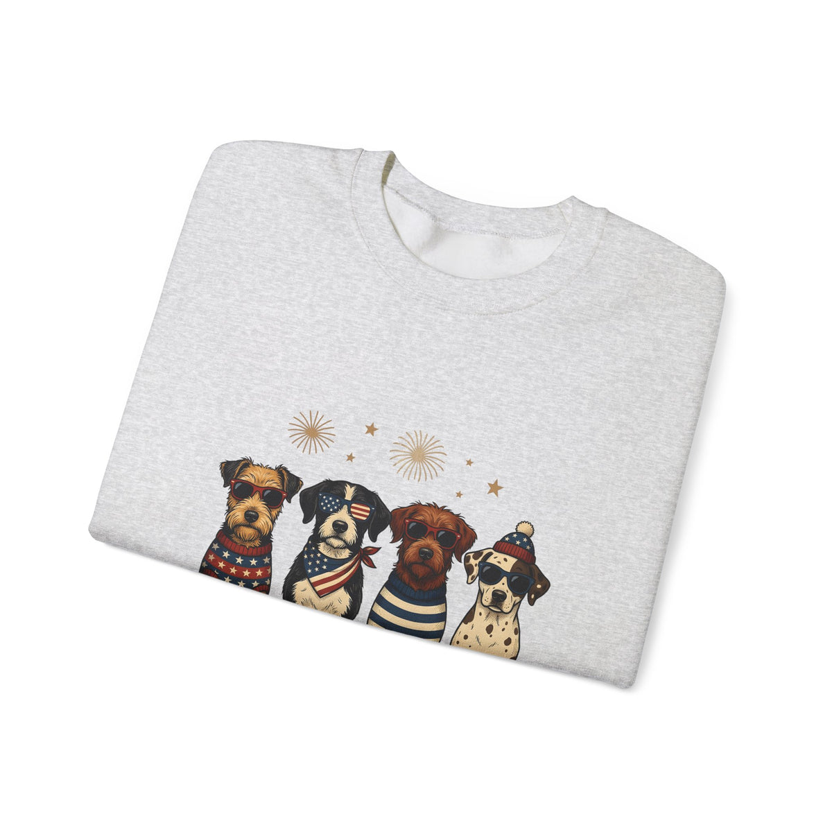 American Dogs Sweatshirt America 4Th Of July Creatures Gift Women Rustic Sweatshirt Canine Sweatshirt Patriot Fan Country Sweatshirt Beast Graphic Ink Drawing