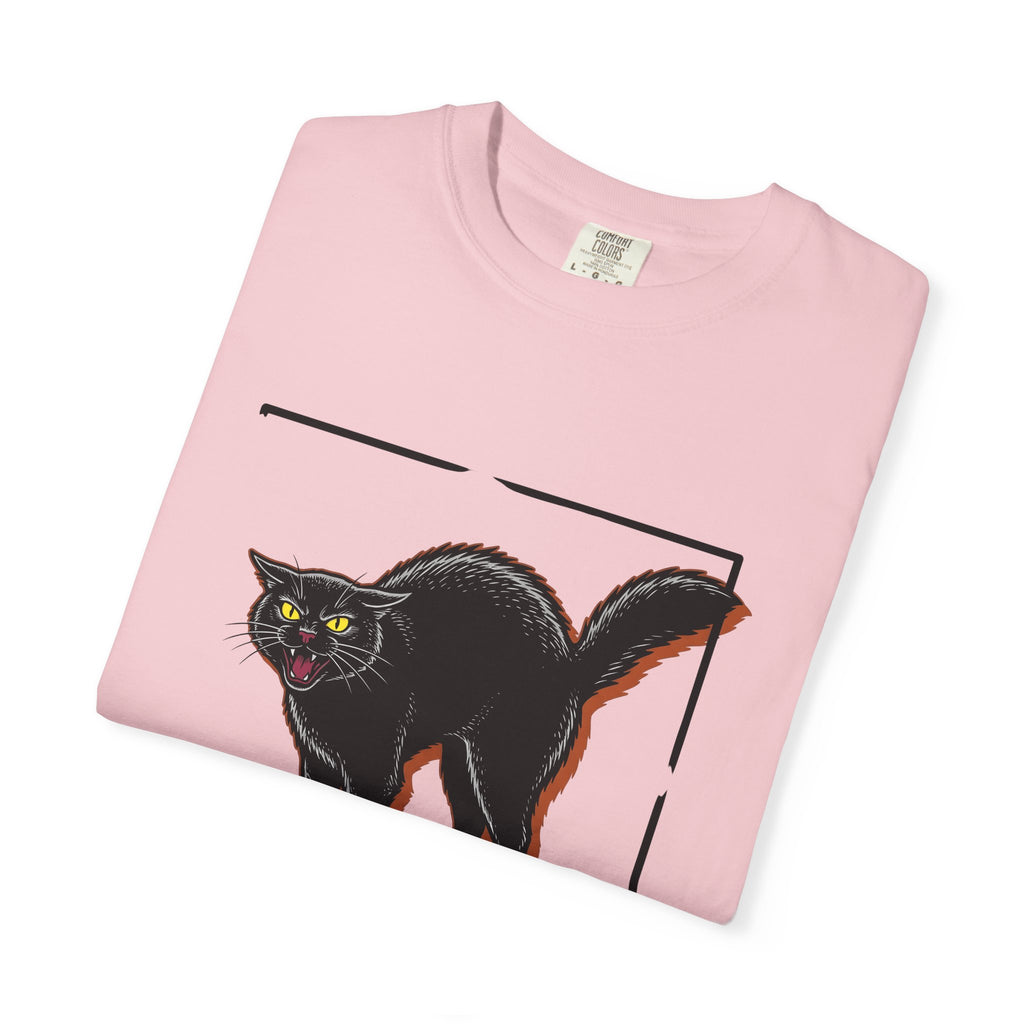 Ebony Cat Cat Event Gift Clean Black Cat Feline Fan Minimalist Party Aged Shining T-Shirt