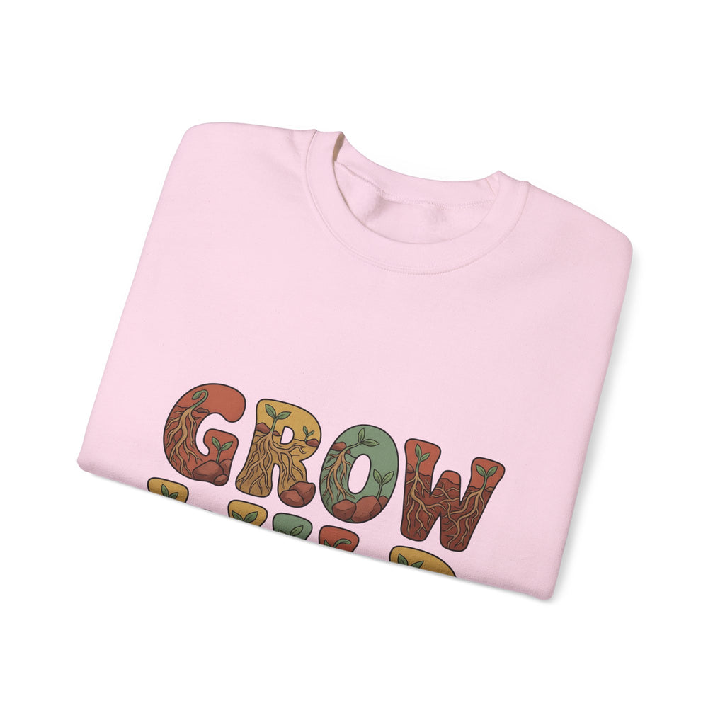 Plant Root Boho Chic Outdoors Gift Sketch Root System Bohemian Enthusiast Drawing Sweatshirt