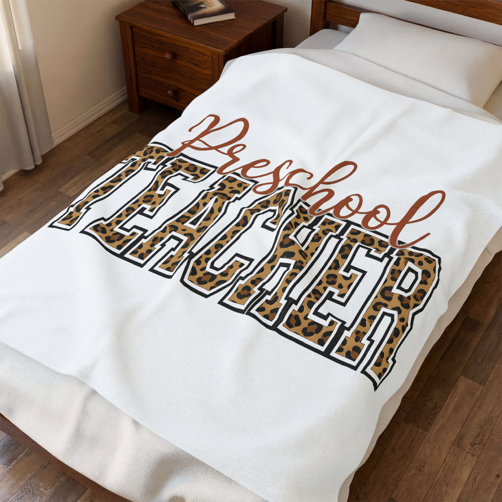 Cheetah Print Teacher Blanket Teacher Wildlife Gift Women Vibrant Blanket Educator Blanket Teacher Enthusiast Colorful Blanket Animal Graphic