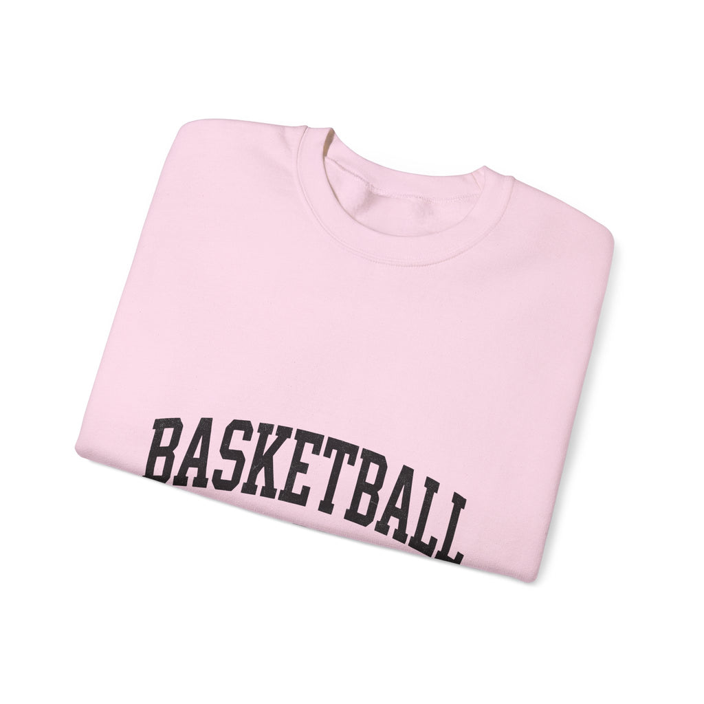 Team Text Sweatshirt Moms Basketball Accessories Gift Women Hand Drawn Sweatshirt Group Message Sweatshirt Mom Fan Handdrawn Sweatshirt Basketball Graphic Old