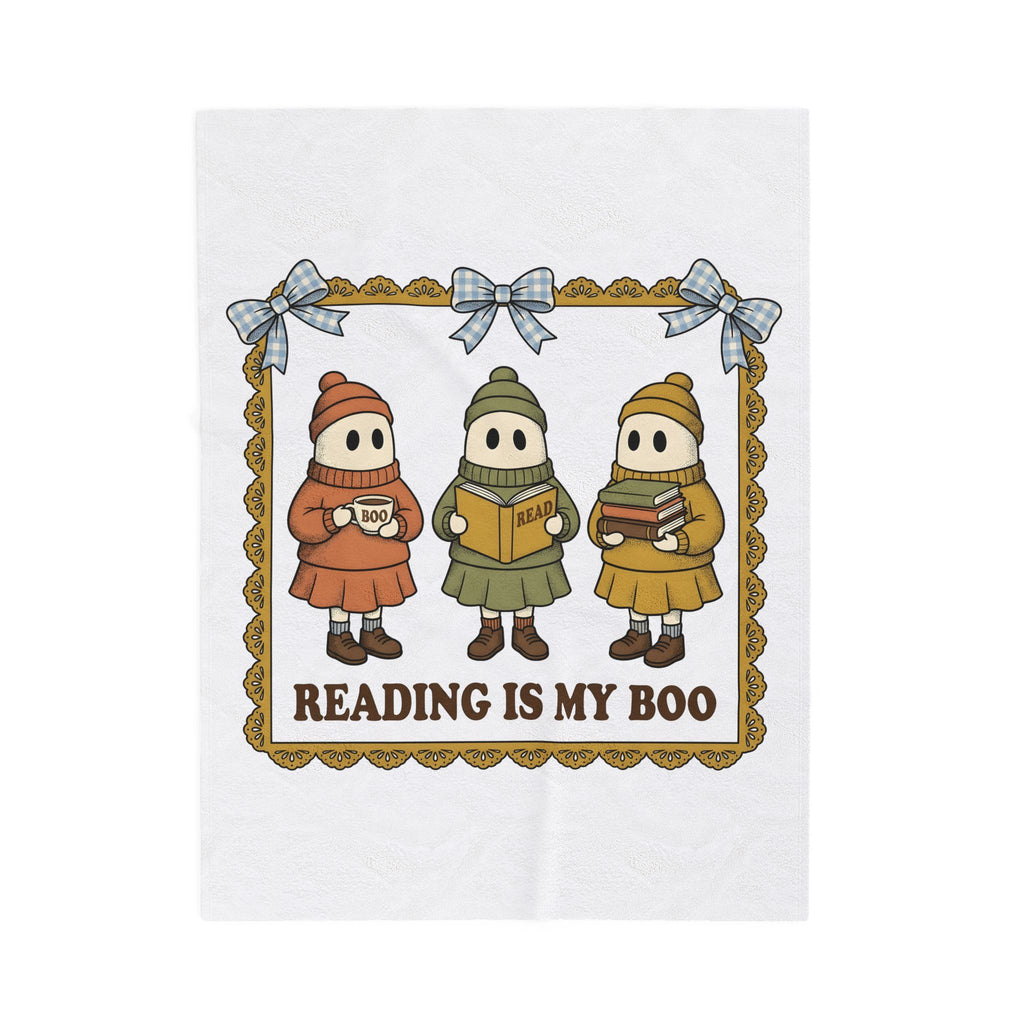 Phantom Reader Blanket Teachers Fright Gift Women Adorable Blanket Bookworm Blanket Educator Enthusiast Cute Blanket Horror Graphic Classic