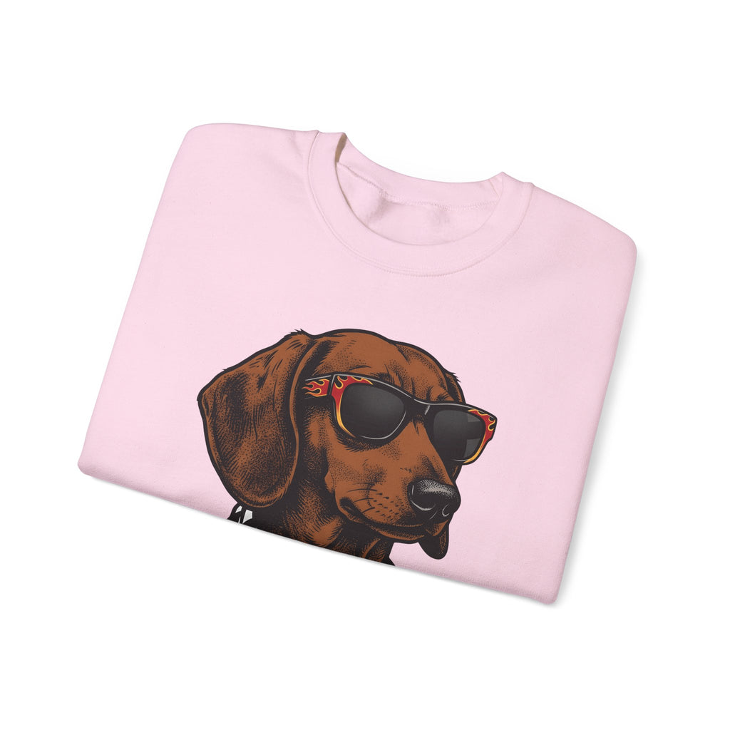 Dachshund Hound Sweatshirt Dog Creatures Gift Women Traditional Tattoo Sweatshirt Wiener Dog Sweatshirt Dog Fan Sailor Sweatshirt Beast Graphic Classic Sun