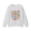 Enchanted Rod Design Sweatshirt Teachers Thanks Gift Women Line Art Sweatshirt Magic Wand Sweatshirt Educator Enthusiast Illustration Graphic Appreciation