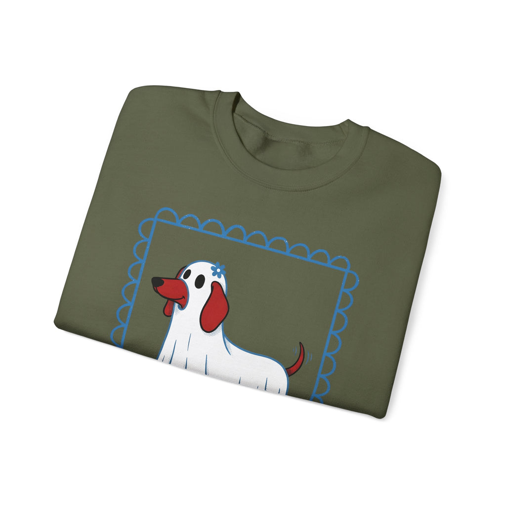 Dachshund Ghost Halloween Dog Gift Cartoon Wiener Sweatshirt