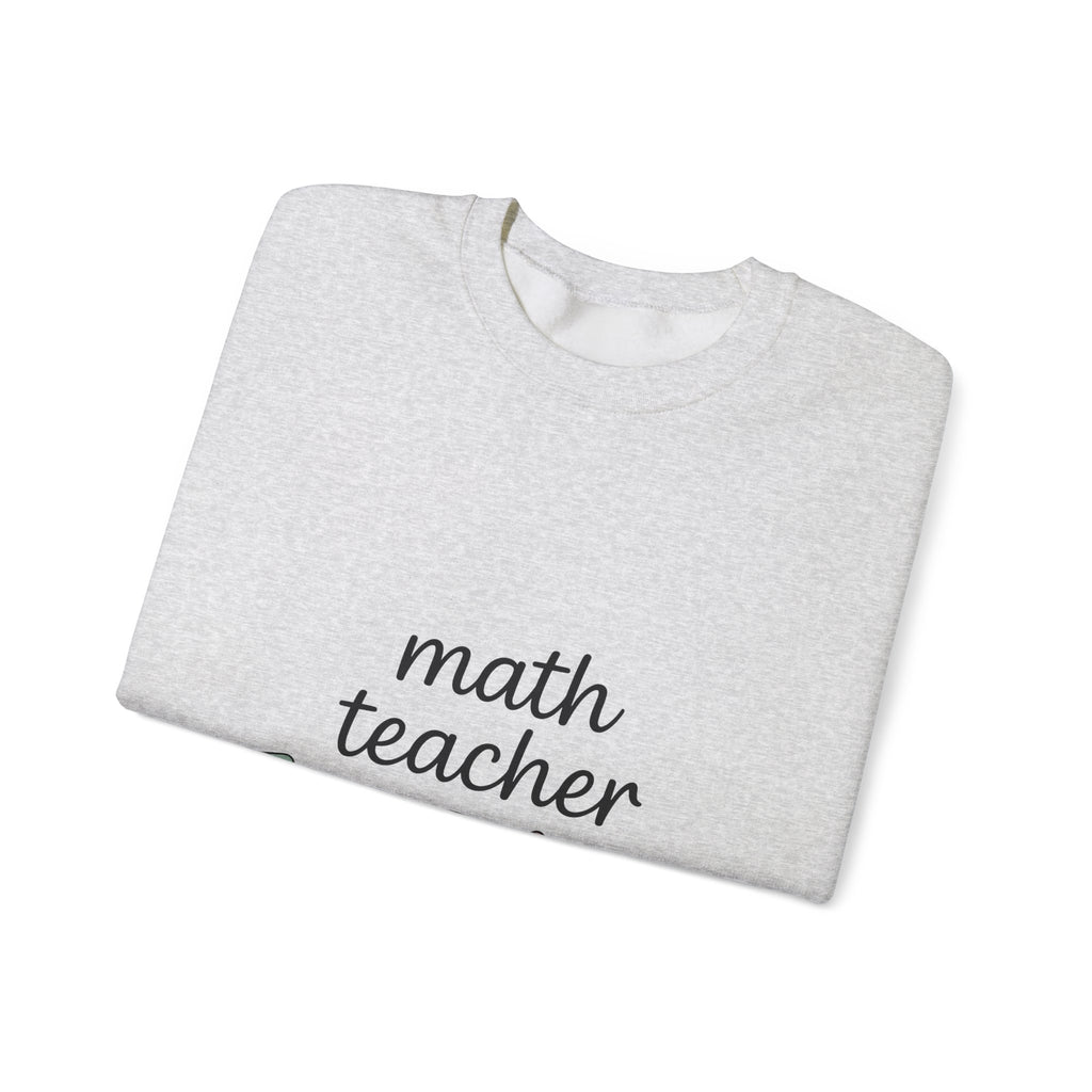Math Tools Sweatshirt Teacher School Gift Women Cute Sweatshirt Geometry Sweatshirt Educator Enthusiast Adorable Sweatshirt Classroom Graphic Hand Drawn Daisy