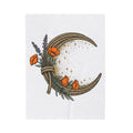 Rope Moon Blanket Cowgirl Western Gift Women Boho Blanket Lunar Blanket Rodeo Fan Hippie Blanket Country Graphic Vintage Wildflowers Blanket