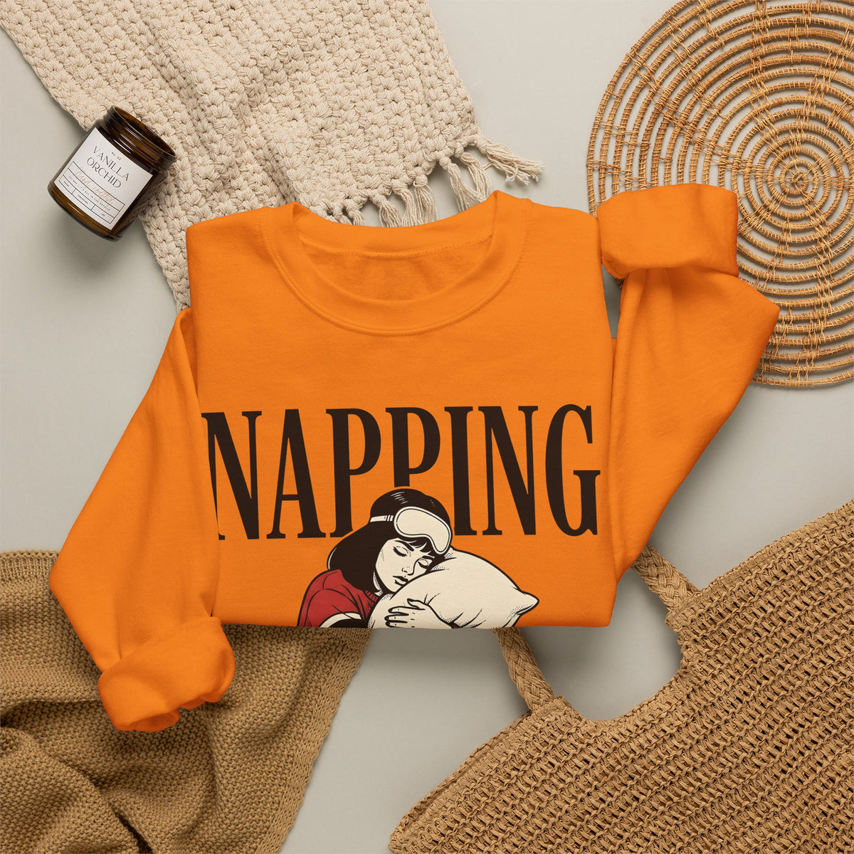 Girl Sweatshirt Sweatshirt Funny Sleep Gift Women Comic Sweatshirt Plushie Sweatshirt Humor Fan Cartoon Sweatshirt Slumber Graphic Retro Alarm Clock Sweatshirt