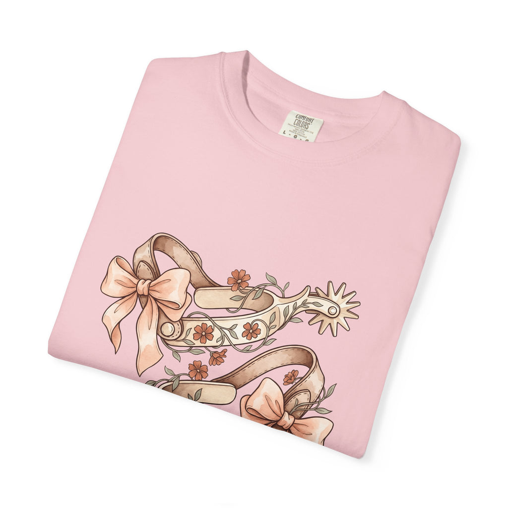 Rodeo Spurs T-Shirt Cowgirl Cowboy Gift Women Tribal T-Shirt Spur T-Shirt Cowgirl Fan Rodeo Graphic Cowhand Graphic Farmhouse Blossom T-Shirt