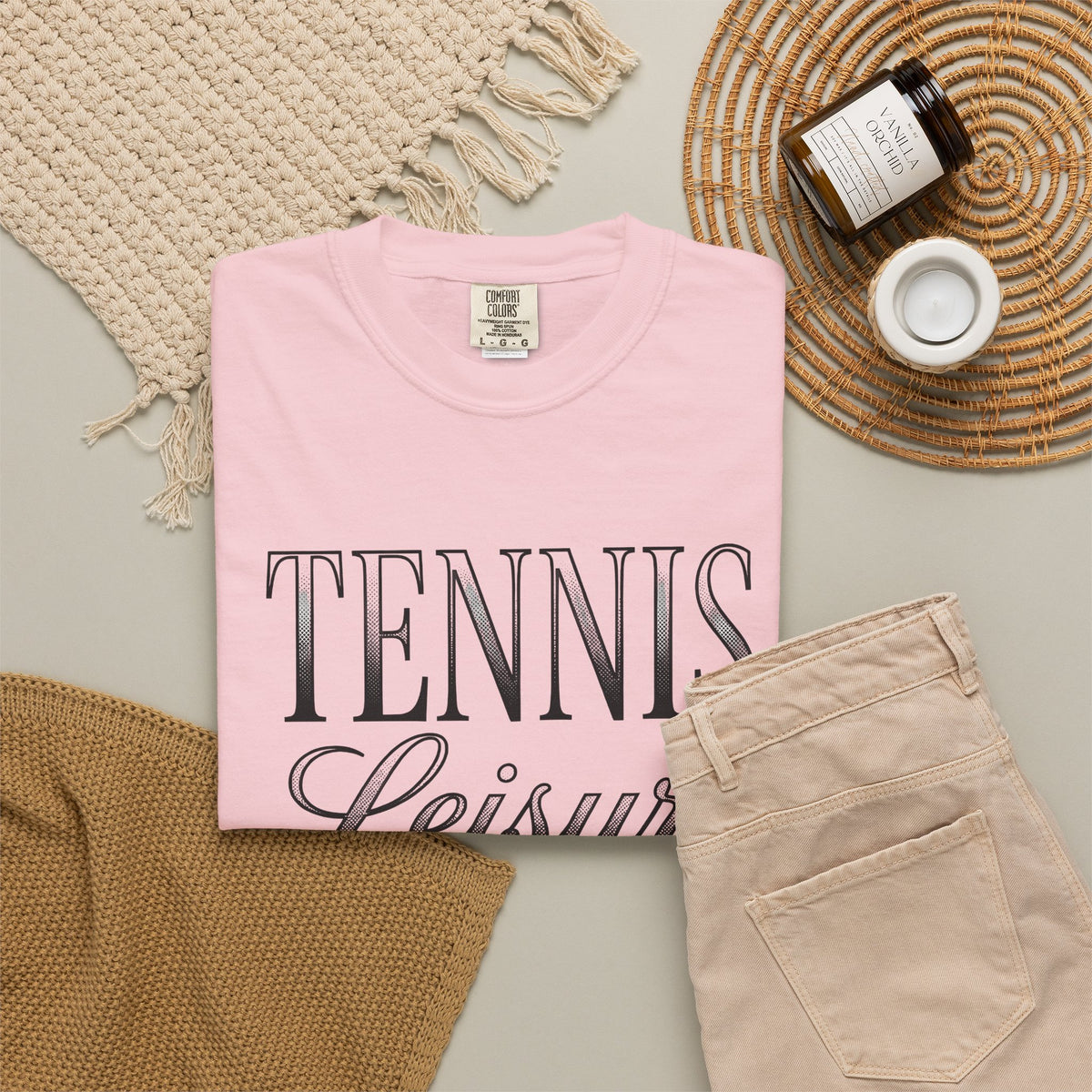 Tennis Club Tennis Fitness Gift Vintage Tennis Team Tennis Fan Athletic Workout Classic Script T-Shirt