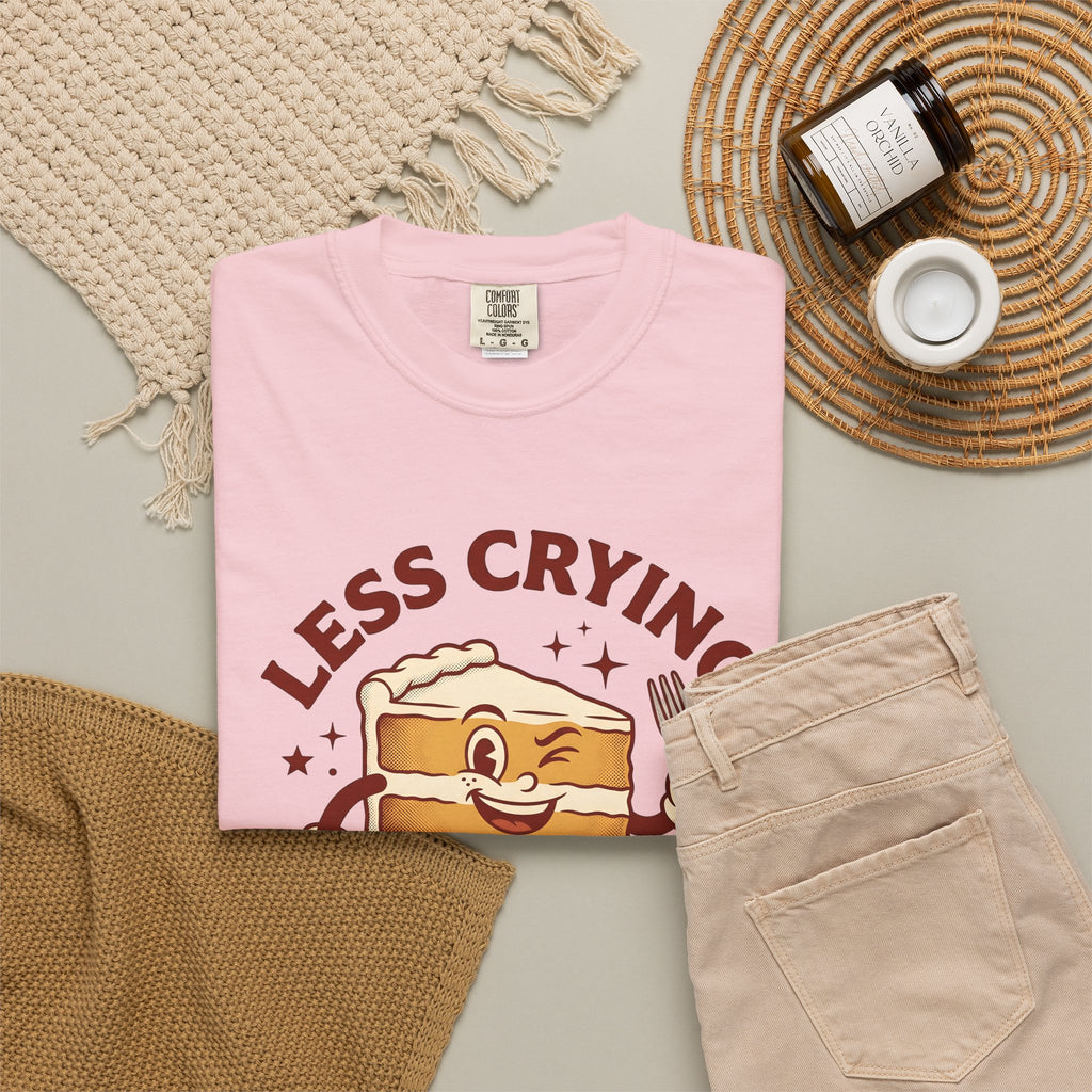 Cake Character T-Shirt Desserts Baking Gift Women Cartoon T-Shirt Pastry T-Shirt Sweets Fan Comic T-Shirt Baker Graphic Retro Fork T-Shirt