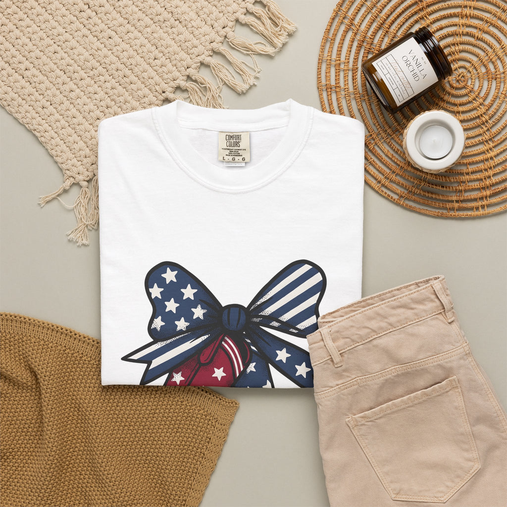Cowboy Footwear T-Shirt 4th Of July Americana Gift Women Antique T-Shirt Boots T-Shirt Fireworks Fan Vintage T-Shirt Patriotic Graphic Classic Star