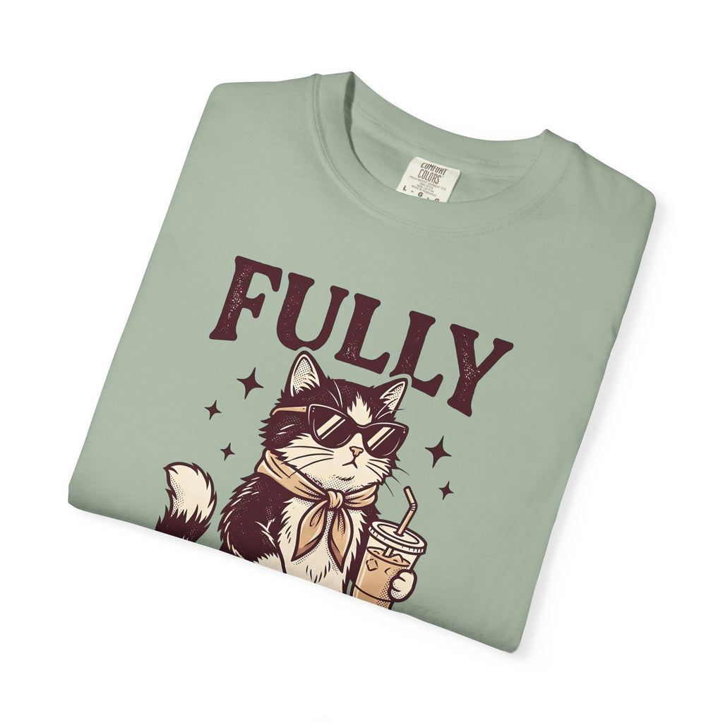Cat Eyeglasses T-Shirt Funny Critter Gift Women Throwback T-Shirt Cat Glasses T-Shirt Humor Fan Vintage T-Shirt Animal Graphic Line Art Iced Mocha