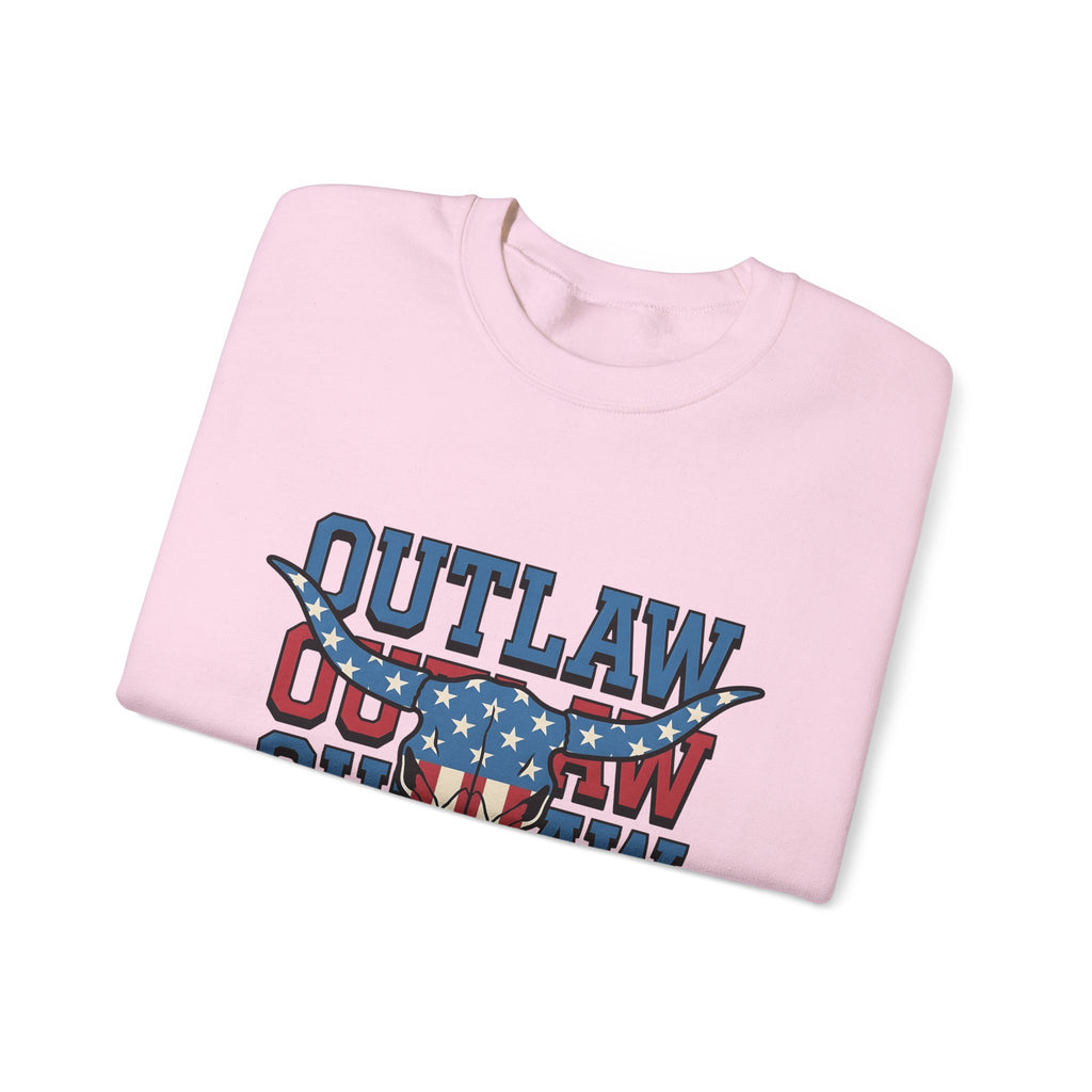Steer Skull Sweatshirt America Ranch Gift Women Freedom Sweatshirt Cow Skull Sweatshirt American Enthusiast Western Graphic Heritage Star Patterns Sweatshirt