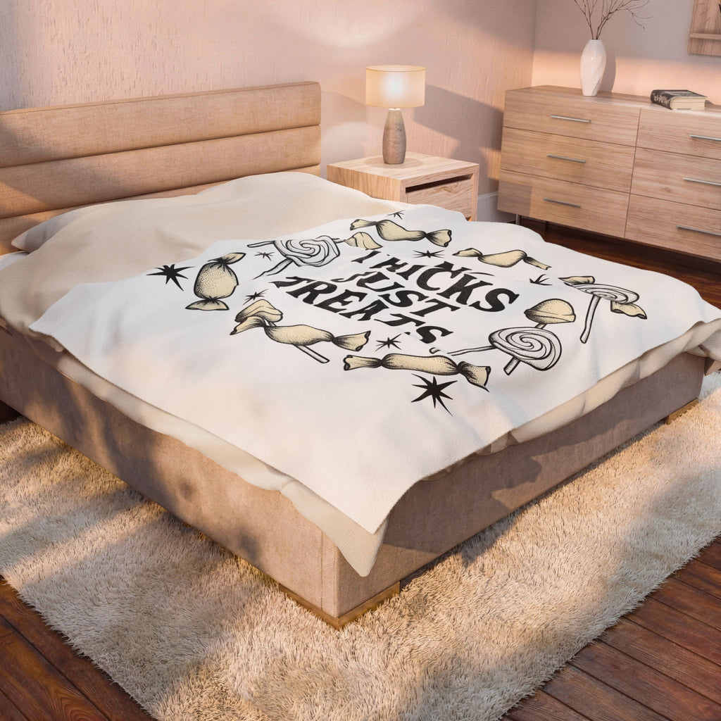 Sugar Lollipops Blanket Halloween Treats Gift Women Rustic Blanket Lollipops Blanket Spooky Fan Country Blanket Sweets Graphic Classic Twinkles