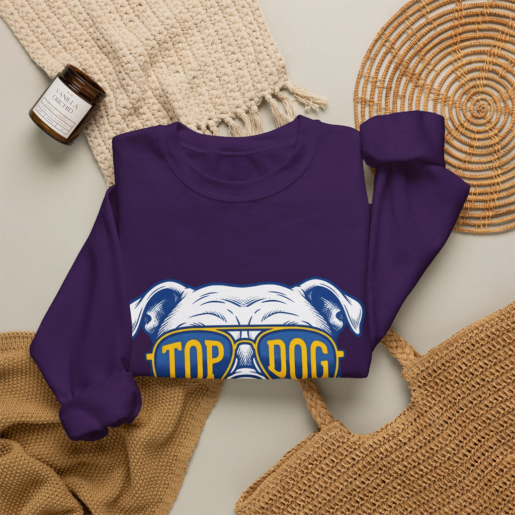 Bulldog Glasses Sweatshirt Funny Pet Gift Women Graphic Sweatshirt Bulldog Sweatshirt Humor Fan Bulldog Design Dog Graphic Classic Aviator Sweatshirt