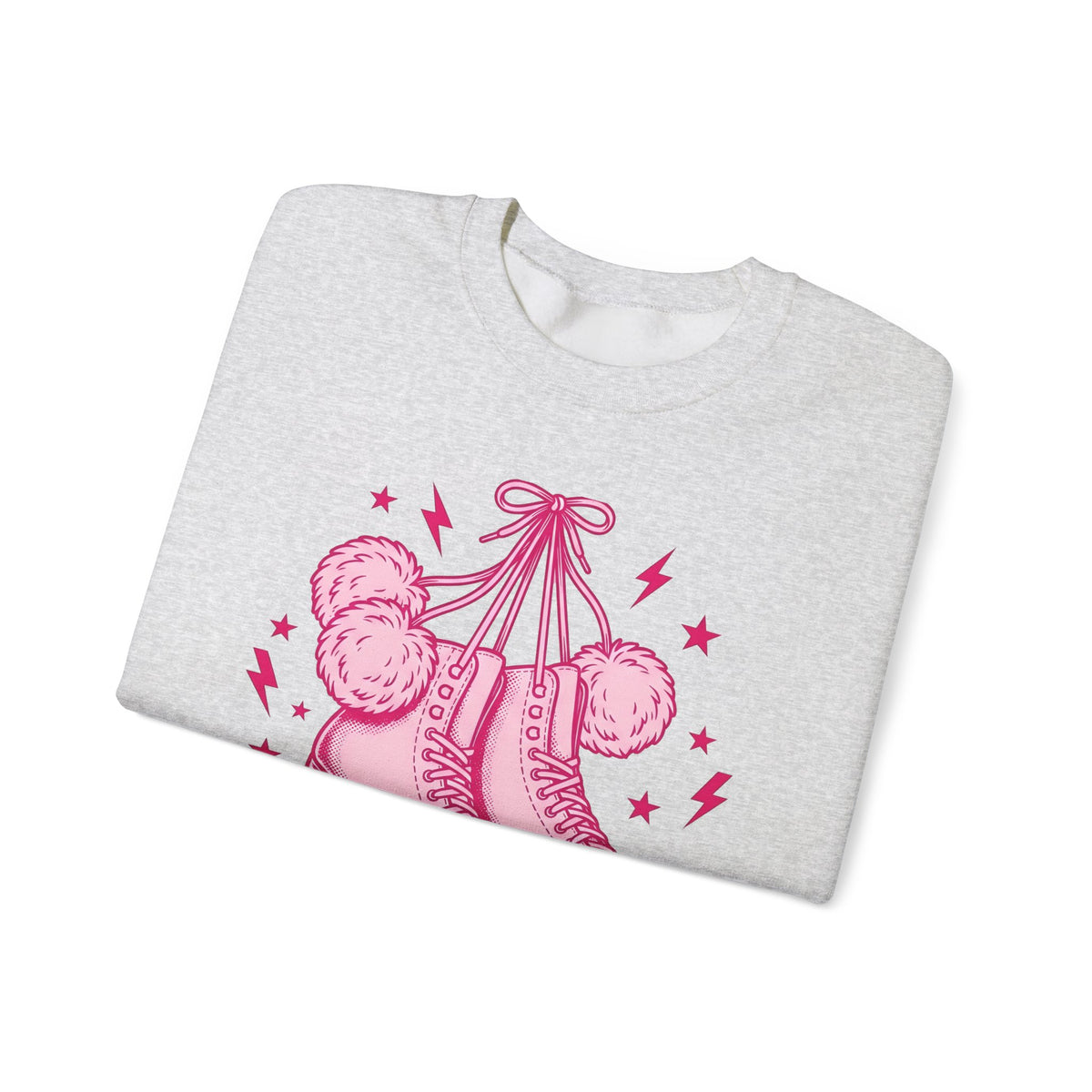 Ice Boots Sweatshirt Holiday Frost Gift Women Hand Drawn Sweatshirt Winter Boots Sweatshirt Christmas Fan Cold Weather Sweatshirt Frosty Graphic Sketch Fluff