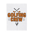 Golf Stick Blanket Golf Squad Gift Women Graphic Blanket Golf Club Blanket Golfer Fan Illustrated Blanket Team Graphic Hand Drawn Golf Orb Blanket
