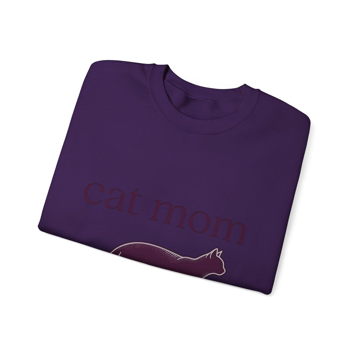Cat Graphic Sweatshirt Cat Mom Animal Gift Women Minimalist Sweatshirt Kitten Sweatshirt Cat Lady Fan Feline Sweatshirt Simple Design Creature Graphic Vintage