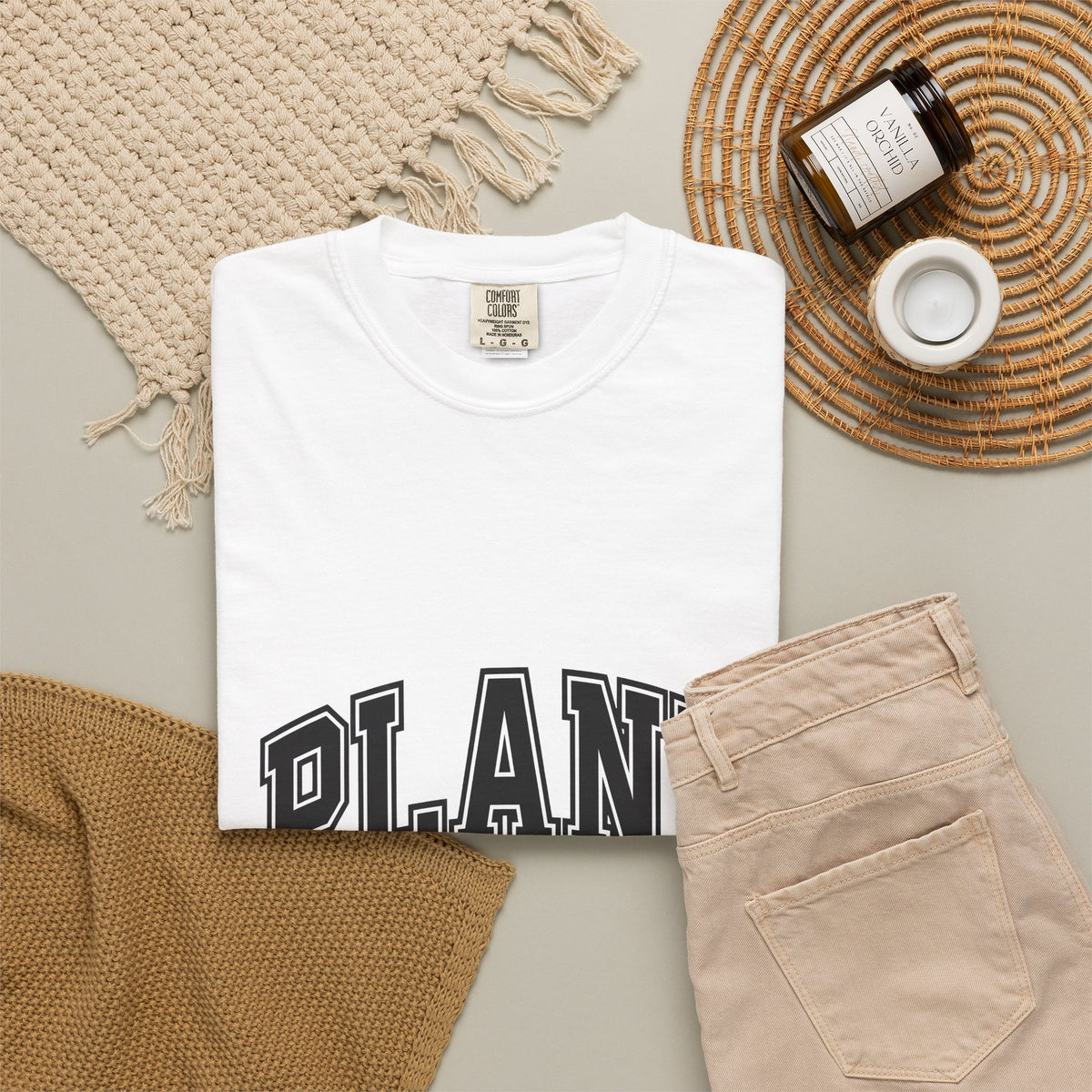 College Font Text T-Shirt Mom Gardening Gift Women Bold T-Shirt Typography T-Shirt Motherhood Fan Typography T-Shirt Gardener Graphic Vintage
