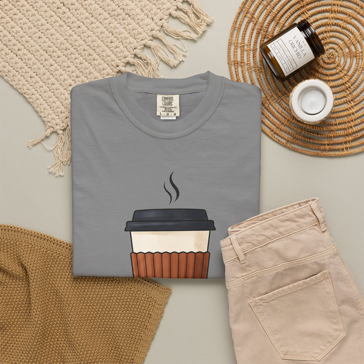 Coffee Cup Nurses Coffee Gift Modern Mug Nurse Enthusiast Contemporary Caffeine Minimalist Steam T-Shirt