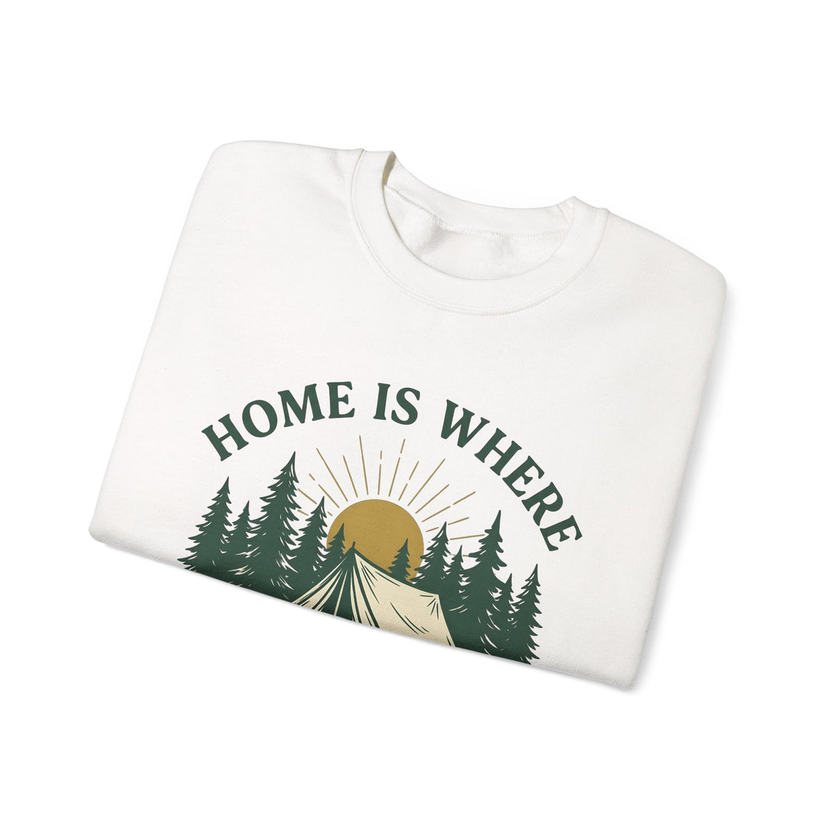 Outdoor Tent Sweatshirt Camping Adventure Gift Women Farmhouse Sweatshirt Canopy Sweatshirt Camper Enthusiast Rustic Sweatshirt Exploration Graphic Old School