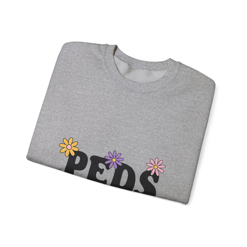 Blossom Lettering Sweatshirt Nurses School Gift Women Hippie Sweatshirt Typography Sweatshirt Nurse Enthusiast Bohemian Sweatshirt Education Graphic Classic