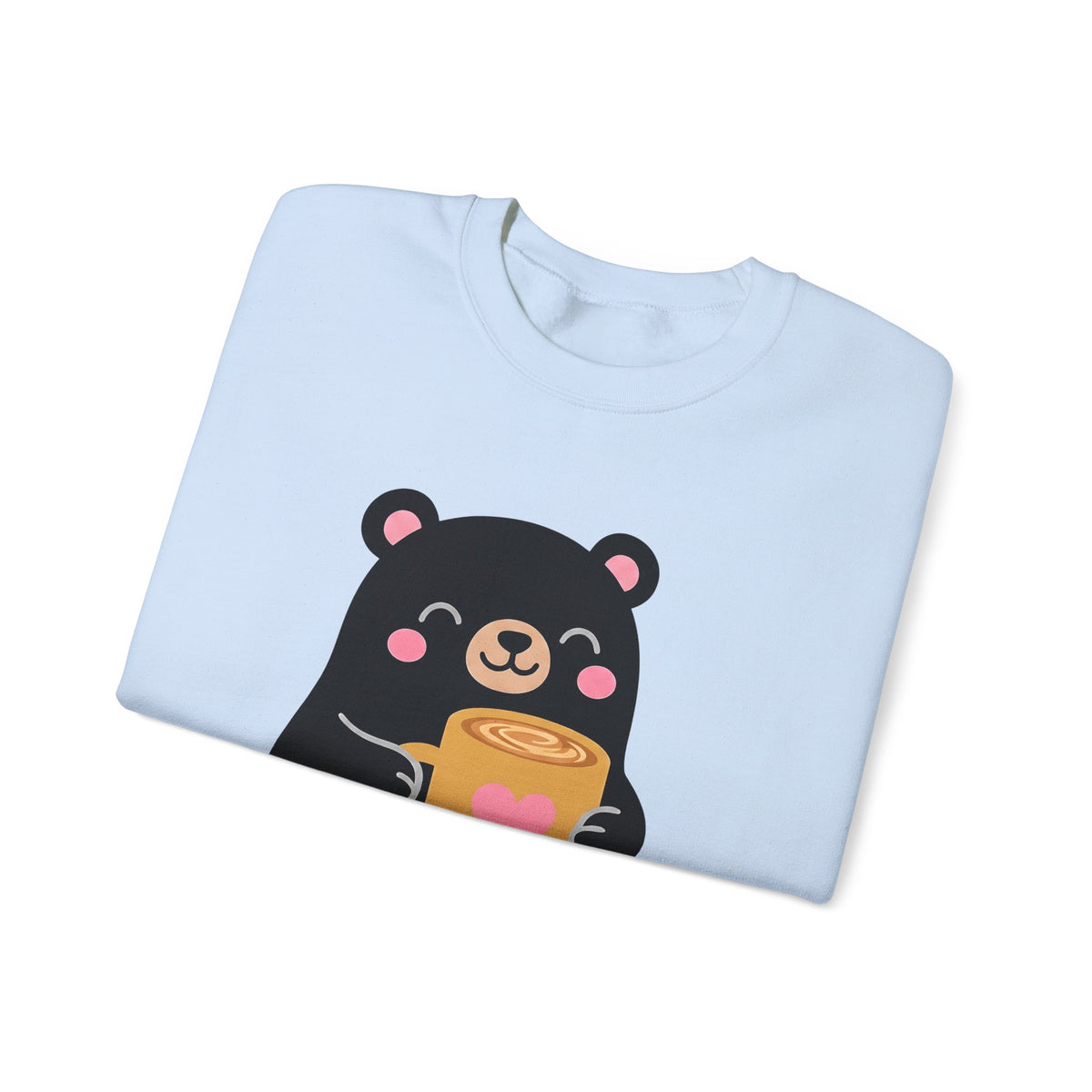 Bear Coffee Cup Coffee Animal Gift Cute Mug Coffee Fan Coffee Mug Kawaii Minimalist Sweatshirt