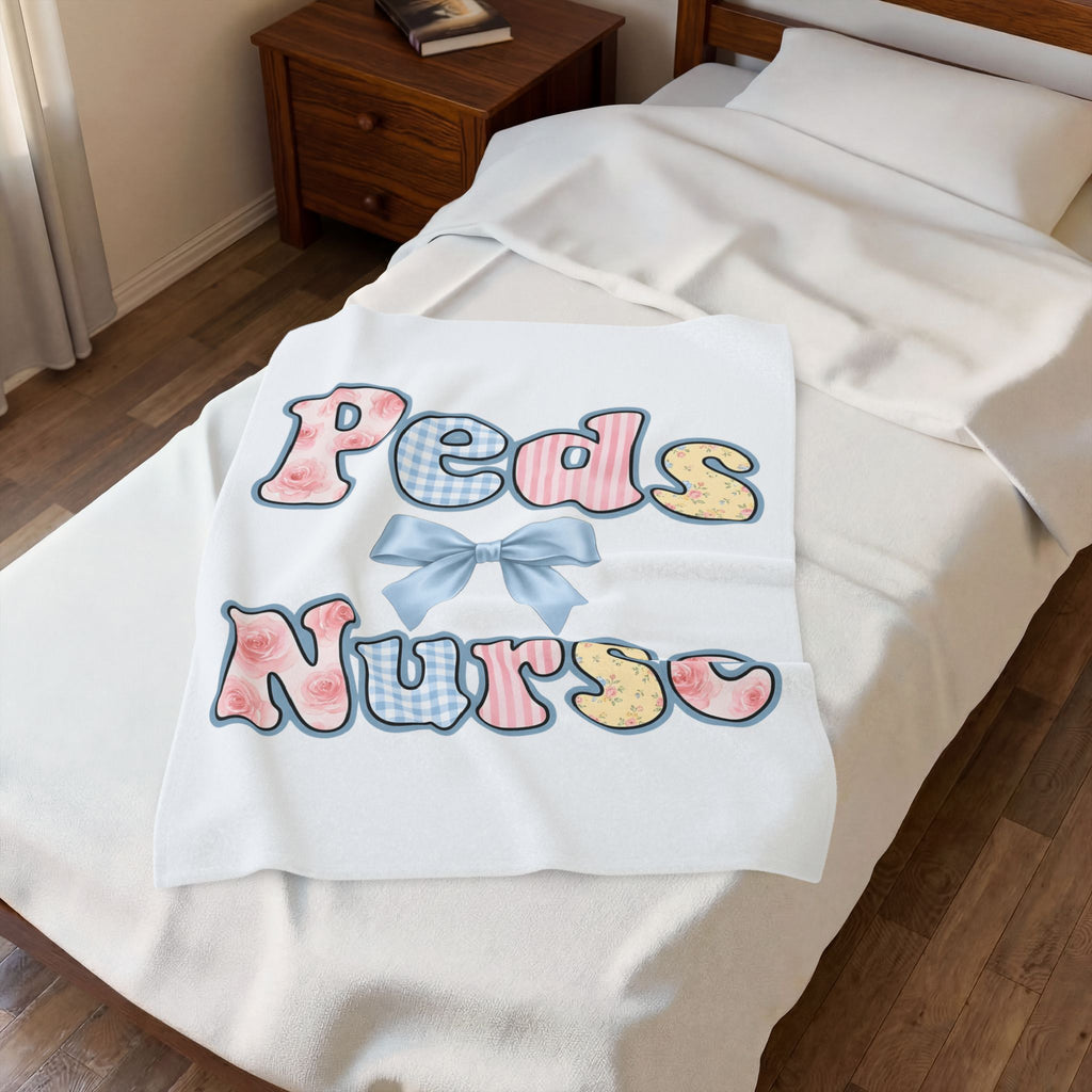 Botanical Letters Blanket Nurse Garden Gift Women Charming Blanket Alphabet Blanket Nursing Enthusiast Whimsical Blanket Gardening Graphic Hand
