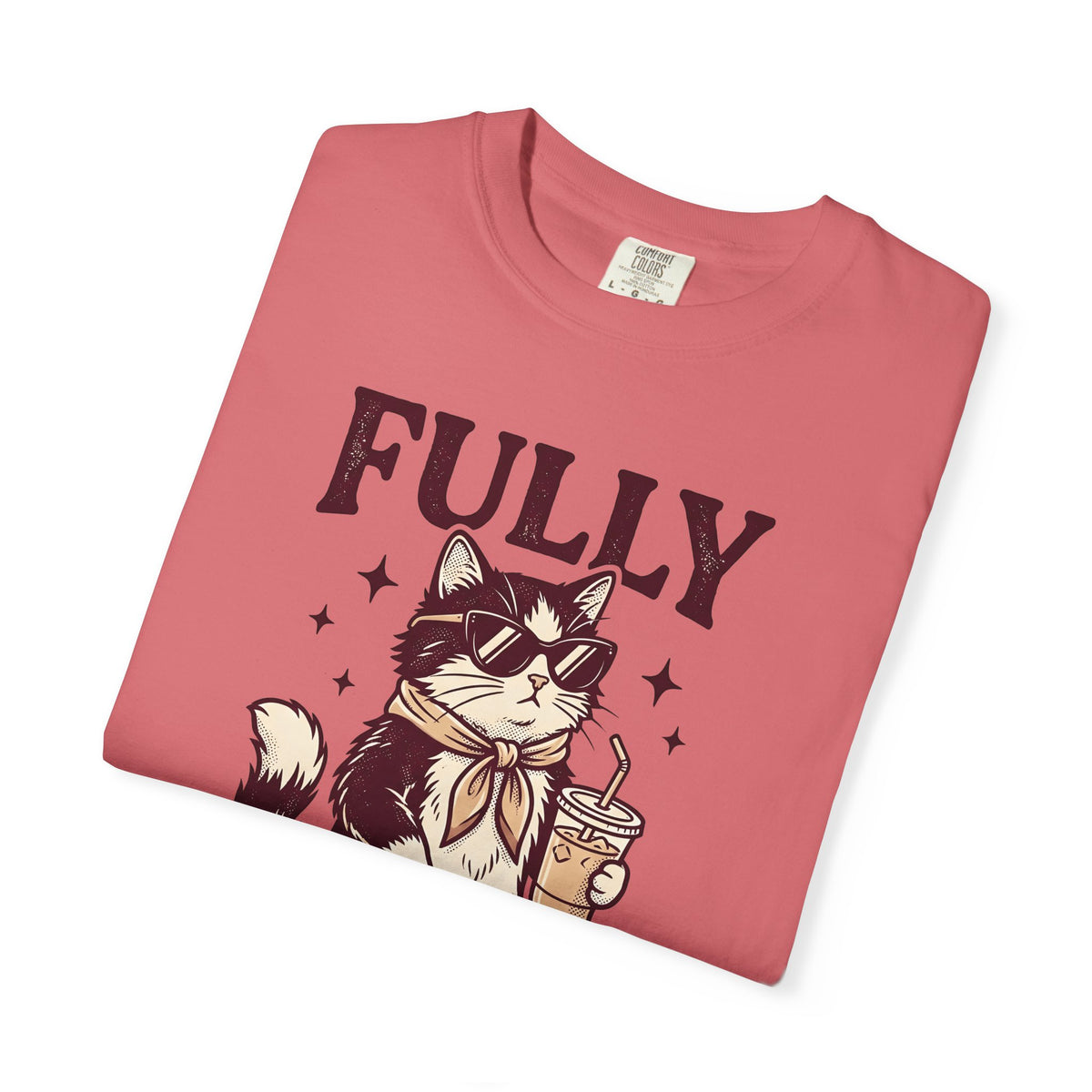 Cat Eyeglasses T-Shirt Funny Critter Gift Women Throwback T-Shirt Cat Glasses T-Shirt Humor Fan Vintage T-Shirt Animal Graphic Line Art Iced Mocha