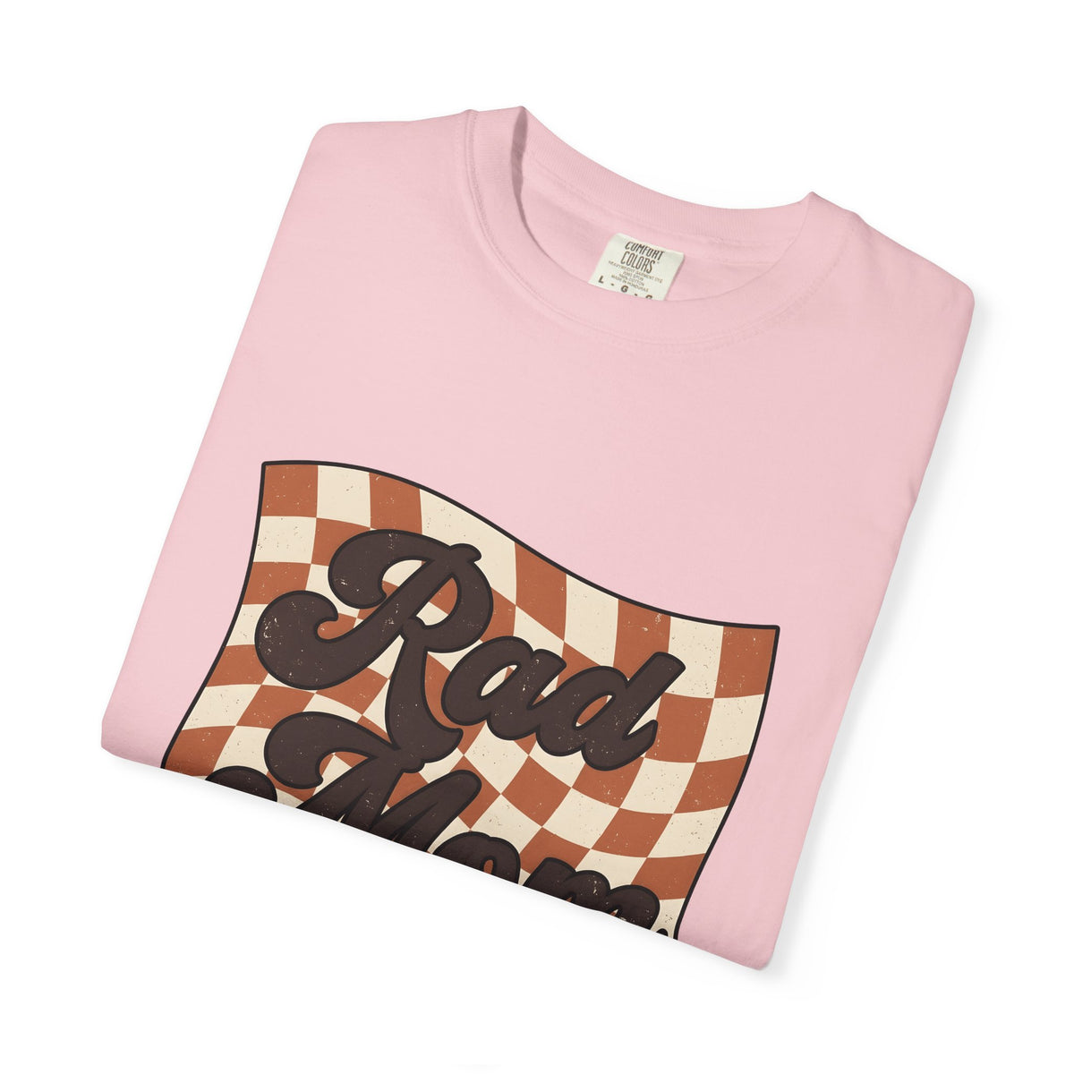Checkered Flag T-Shirt Moms Family Gift Women Retro T-Shirt Racing Flag T-Shirt Motherhood Fan Vintage T-Shirt T-Shirt Clan Graphic Vintage Wavy